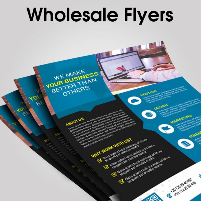 Wholesale Flyers Printing